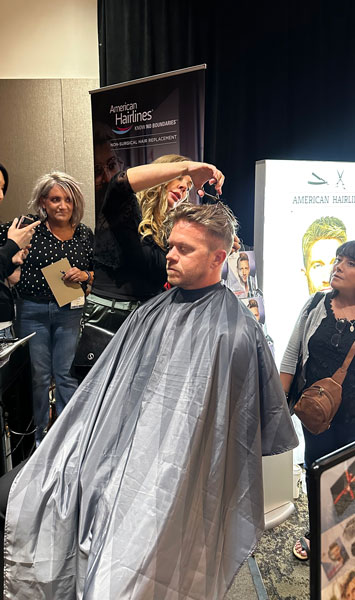 Non-surgical hair replacement